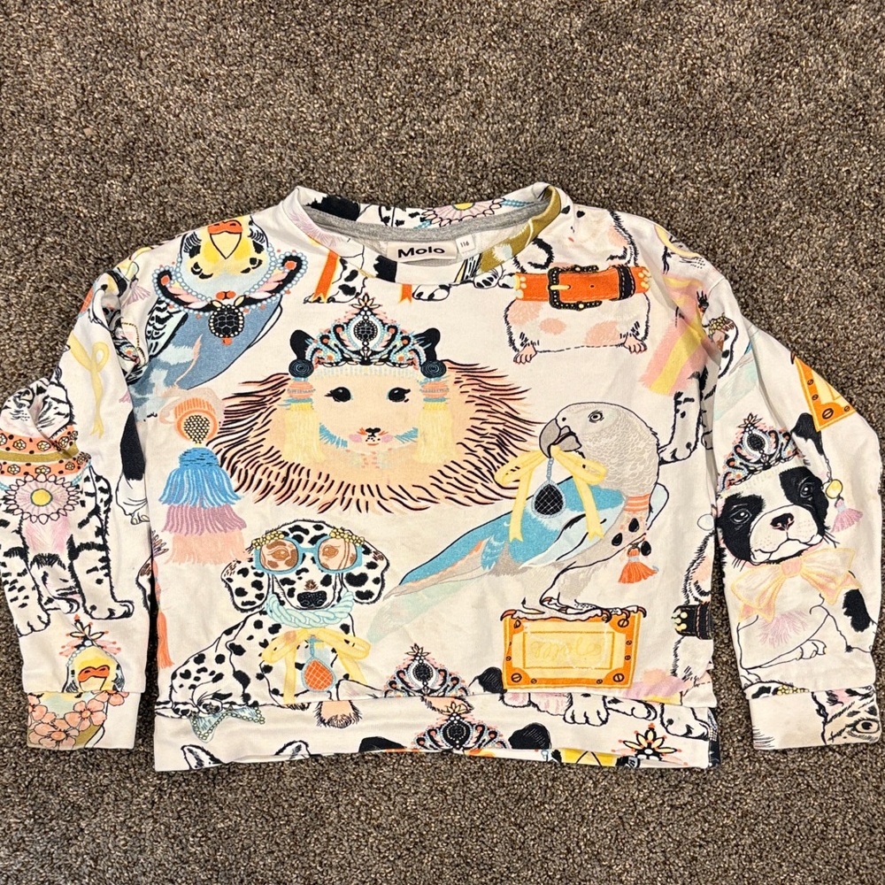 Molo Kids Animal Print Shirt - Multicolor